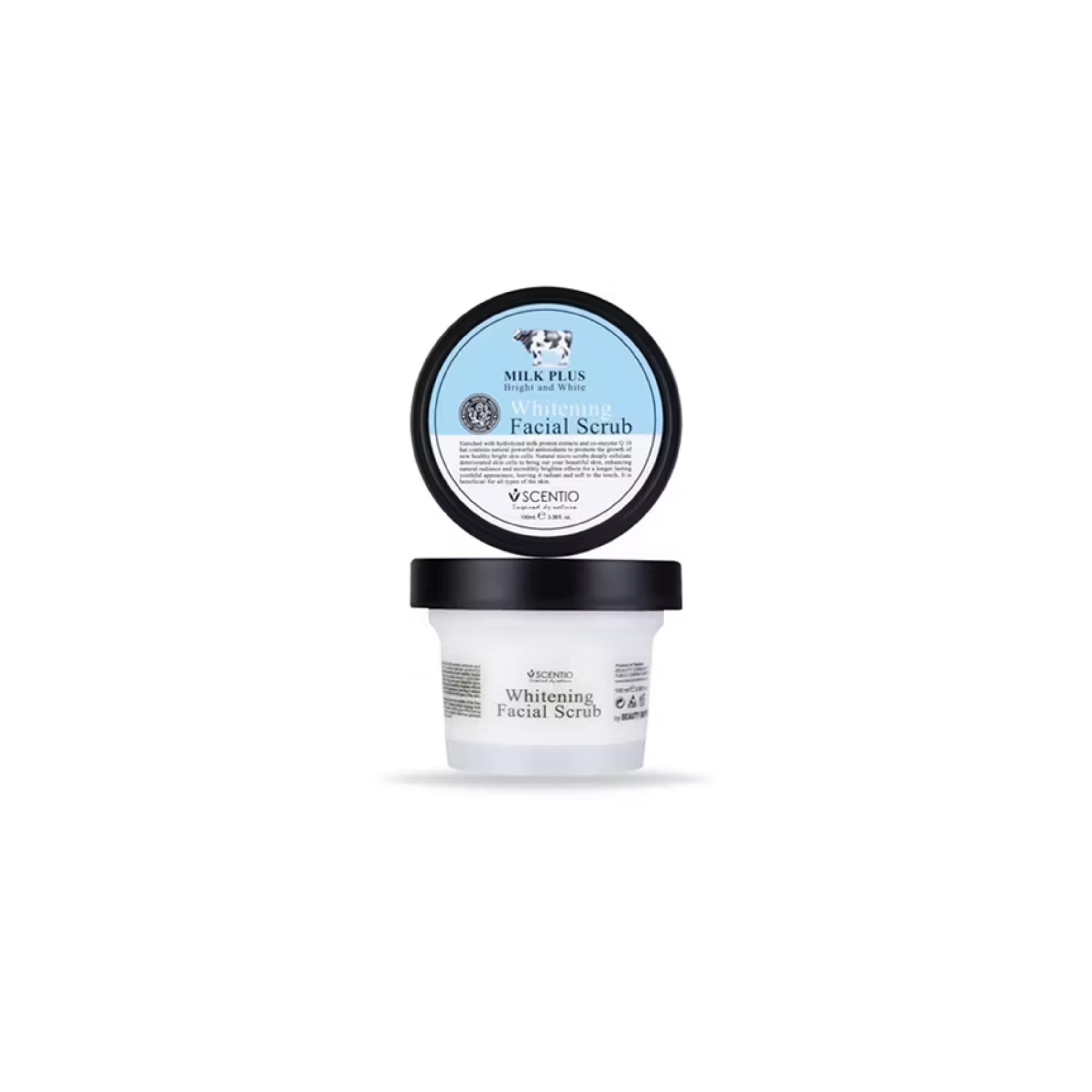Whitening Face Scrub with Milk & Coenzyme Q10 from Beauty – 100 ml